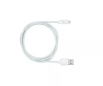 USB A to Lightning cable 2m, white, DINIC Box
